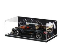 Vetrina a LED in acrilico compatibile con Lego Technic Koenigsegg Sadair's Spear Megacar 42232, vetrina antipolvere con adattatore di alimentazione, regalo ideale da collezione (modello non incluso)