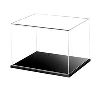 Vetrina acrilica a 360° - Vetrina trasparente per oggetti da collezione e accessori - Design elegante 30 x 40 x 25 cm perfetta per la casa o la vendita al dettaglio