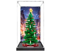 Vetrina acrilica ad alta trasmittanza per modello Lego 40573 albero di Natale, antipolvere e resistente alle cadute, perfetta per regali, oggetti da collezione per adulti (modello no) (C)