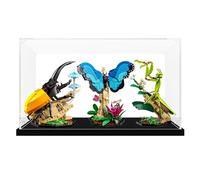 Vetrina acrilica, adatta per modello Lego 21342 collezione insetti, vetrina antipolvere, scatola trasparente, compatibile con regalo 21342 (senza modello) (3 mm)