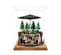 Vetrina acrilica compatibile con Le-go 21369 X-Files Set (legno 2 mm)