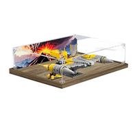 Vetrina acrilica compatibile con Lego 75092 Interstellar Fighter Display Trasparente 40 x 30 x 10 cm (modello non incluso) (opzione 3)