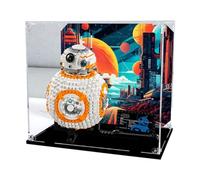 Vetrina acrilica compatibile con Lego 75187 Roboter Display Trasparente 30 x 20 x 30 cm (modello non incluso) (opzione 2)
