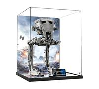 Vetrina acrilica compatibile con Lego 75417 at-ST Walker Toys Set, antipolvere, vetrina trasparente, compatibile con 75417 (solo scatola espositiva, kit non incluso) (sfondo)