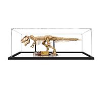 Vetrina acrilica compatibile con Lego 76968 Dinosauro Fossile Tyrannosaurus Rex per raccogliere e proteggere espositori trasparente 110 x 24,9 x 34,8 cm (modello non incluso) (stile A (2 mm)