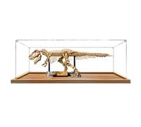 Vetrina acrilica compatibile con Lego 76968 Dinosauro Fossile Tyrannosaurus Rex per raccogliere e proteggere espositori trasparente 110 x 24,9 x 34,8 cm (modello non incluso) (stile B (3 mm)