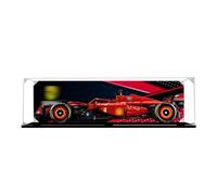 Vetrina acrilica per auto da corsa Lego 42207 F1, utilizzata per raccogliere e proteggere display, robusta scatola espositiva 65 x 30 x 17,8 cm (modelli esclusi) (opzione 1)