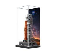 Vetrina acrilica per Lego 10341 Rocket Launch System Set (spray posteriore | Espositore in acrilico per Lego 10341 Rocket Launch System Set, custodia antipolvere compatibile con Lego 10341