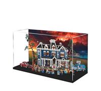 Vetrina acrilica per Lego 11370 Stranger Things: The Creel House, scatola trasparente antipolvere, solo vetrina, compatibile con Lego 11370 (spray posteriore D)