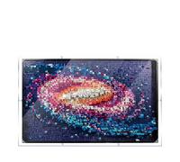 Vetrina acrilica per Lego 31212 Via Lattea Pixel Art Building Set, scatola trasparente antipolvere - Solo vetrina, scatola di visualizzazione compatibile con Lego 31212