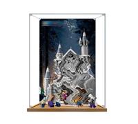 Vetrina acrilica per Lego 75645 Castle Set (spray posteriore 2 + base A) | Vetrina acrilica compatibile con Lego 75645 Castle Set, conservazione e visualizzazione antipolvere, nessun modello