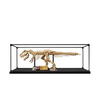 Vetrina acrilica per Lego 76968 Dinosauro Fossile: Tyrannosaurus Rex, scatola antipolvere da 3 mm, espositore compatibile con Lego 76968 (modello non incluso) (telaio in lega A)