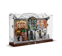 Vetrina acrilica per Lego Sherlock Holmes: Book Nook Set 10351, vetrina acrilica ispessita con sfondo chiaro, vetrina antipolvere compatibile con il modello Lego (solo scatola, nessun modello)