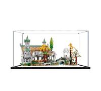Vetrina acrilica per The Lord of The Rings: Rivendell per Lego 10316, scatola di immagazzinaggio trasparente antipolvere (modello non incluso) (specchio 3 mm)