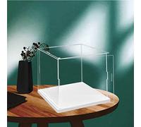 Vetrina acrilica trasparente Apribile, Vetrina Antipolvere Versatile Con Base di Ispessimento (18x12x12inch/45x30x30cm)