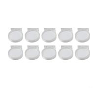 Vetrina acrilica trasparente per monete e medaglie con cuscinetto interno opzionale per misura precisa attraverso le dimensioni comuni della moneta (10pcs con il cuscinetto interno)