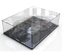 Vetrina Acrilico Compatibile con Le-Go 75192 Millennium Falcon, Vetrina Antipolvere per Modelli Collezione (Solo Vetrina) A,3mm
