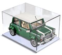 Vetrina Acrilico Compatibile Modello Auto Le-Go 10242, Modello Auto retrò Mini, Assemblabile, Antipolvere, Scatola Immagazzinaggio Acrilico Trasparente per Giocattoli Collezione C,3mm