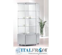 Vetrina Angolare Espositiva Vetrine con Mobile H43 Arredo Negozio Nuova Italfrom
