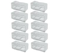 Vetrina Auto - Confezione 10 Scatole Impilabili In PVC | Scatola Trasparente | Contenitore Die-Cast Da Collezione | Design Modulare Per Auto, Camion, Miniature Scāla 1:64