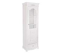 Vetrina Blanc 1 Anta 1 Cassetto H170 in Legno