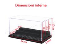 Vetrina con Livelli Teca Scatola Acrilico Espositore per Minifigures Colecciones