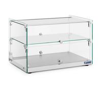 Royal Catering RCKV-02-N Vetrina da banco - 50 l - 2 ripiani