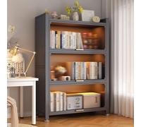 Vetrina da collezione, armadietto del tesoro, con scaffale a tre strati e porta con pannello solare traslucido, adatto per soggiorno, camera da letto e ufficio