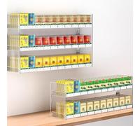 Vetrina da Parete con Vassoio di Spinta Automatico: Perfetta per Negozi al Dettaglio, mercati e minimarket, Aumenta la visibilità e Il potenziale di Vendita