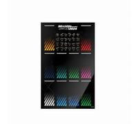 Vetrina da parete in acrilico compatibile con L-E*G-O per Speed Champions Auto - Adatta per 10 modelli (77242-77251) - Vetrina montabile a tenuta stagna per collezionisti - Scatola regalo (nessun