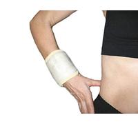 Vetrina del Benessere Polsiera in 100% Lana Merinos -L (19-20 cm.)- Fascia Ortopedica per Polso con Riabilitatore Mano, Polsino da Tennis - UNISEX Uomo Donna