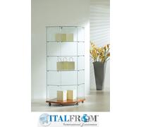 Vetrina Espositiva Angolare Arredamento Negozio Espositore 68x68xh180cm Italfrom