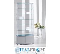 Vetrina Espositiva con Mobile in Kit 73x39x220h Arredo Negozio Nuova Italfrom
