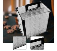 Vetrina espositiva in acrilico con contenitore per chip e accessori per