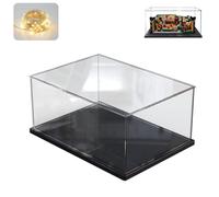 Vetrina espositiva in acrilico trasparente ispessito per Lego 21319 Ideas Central Perk Collectibles Assemble, scatola trasparente con base in leg