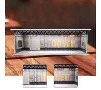 Vetrina espositiva per modellini di auto in scala 1/64, antipolvere,