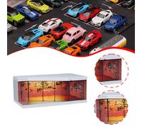 Vetrina espositiva per modellini di auto in scala 1:64, espositore per auto