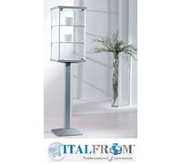 Vetrina Espositiva Vetrinetta con Piantana Arredo Negozio 45x 45x 194h Italfrom