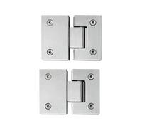 Vetrina for Armadio Con Porta In Vetro Resistente Da 180 Gradi Da 2 Pezzi for Armadi, Cabine, Cerniere for Porte Doccia Con Morsetto Cerniera for Parti Di Ricambio