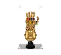 Vetrina Guangzhou per Lego Marvel Le Nano Guanto dell'Infinito 76223, Vetrina in acrilico per Lego 76191 76223, Dimensioni: 15x15x36cm