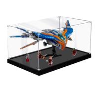 Vetrina in acrilico antipolvere per oggetti da collezione, giocattoli d'azione, blocchi in miniatura, vetrina per Le-go 76286 Escort Model (modello non incluso) (trasparente 3 mm)