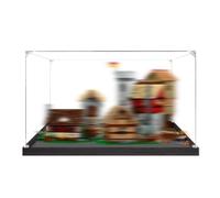 Vetrina in acrilico appositamente realizzata per Lego 10332 Set di edifici quadrati di città medievale, scatola antipolvere, solo vetrina, compatibile con Lego 10332 (base A + 3 mm)