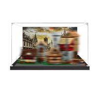 Vetrina in acrilico appositamente realizzata per Lego 10332 Set di edifici quadrati di città medievale, scatola antipolvere, solo vetrina, compatibile con Lego 10332 (spray posteriore 2 + base A)