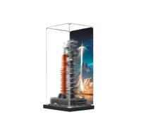 Vetrina in acrilico appositamente realizzata per Lego 10341 Space Launch System Building Set, scatola antipolvere, solo vetrina, scatola di visualizzazione compatibile con Lego 10341 (spray posteriore