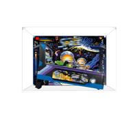 Vetrina in acrilico appositamente realizzata per Lego 11374 Space Pinball Machine Racing Building Set, scatola antipolvere, solo vetrina, scatola di visualizzazione compatibile con Lego 11374 (spray