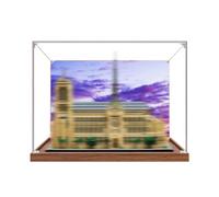 Vetrina in acrilico appositamente realizzata per Lego 21061 Notre-Dame de Paris, scatola trasparente antipolvere, solo vetrina, compatibile con Lego 21061 (spray posteriore 2 (base B))