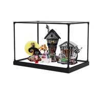 Vetrina in acrilico appositamente realizzata per Lego 21351 A Nightmare on Christmas Eve Set, scatola antipolvere - Solo vetrina, scatola di visualizzazione compatibile con Lego 21351 (stile A)