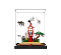 Vetrina in acrilico appositamente realizzata per Lego 21355 Knowledge is Power, scatola antipolvere, solo vetrina, scatola compatibile con Lego 21355 (3 mm + base A)