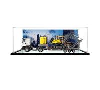 Vetrina in acrilico compatibile con camion Lego 42175 ed escavatori verdi Set di giocattoli, antipolvere, scatola portaoggetti, compatibile con 42175 (solo scatola espositiva, kit non incluso) (sfondo