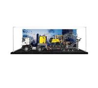 Vetrina in acrilico compatibile con camion Lego 42175 ed escavatori verdi Set di giocattoli, antipolvere, scatola portaoggetti, compatibile con 42175 (solo scatola espositiva, kit non incluso) (sfondo